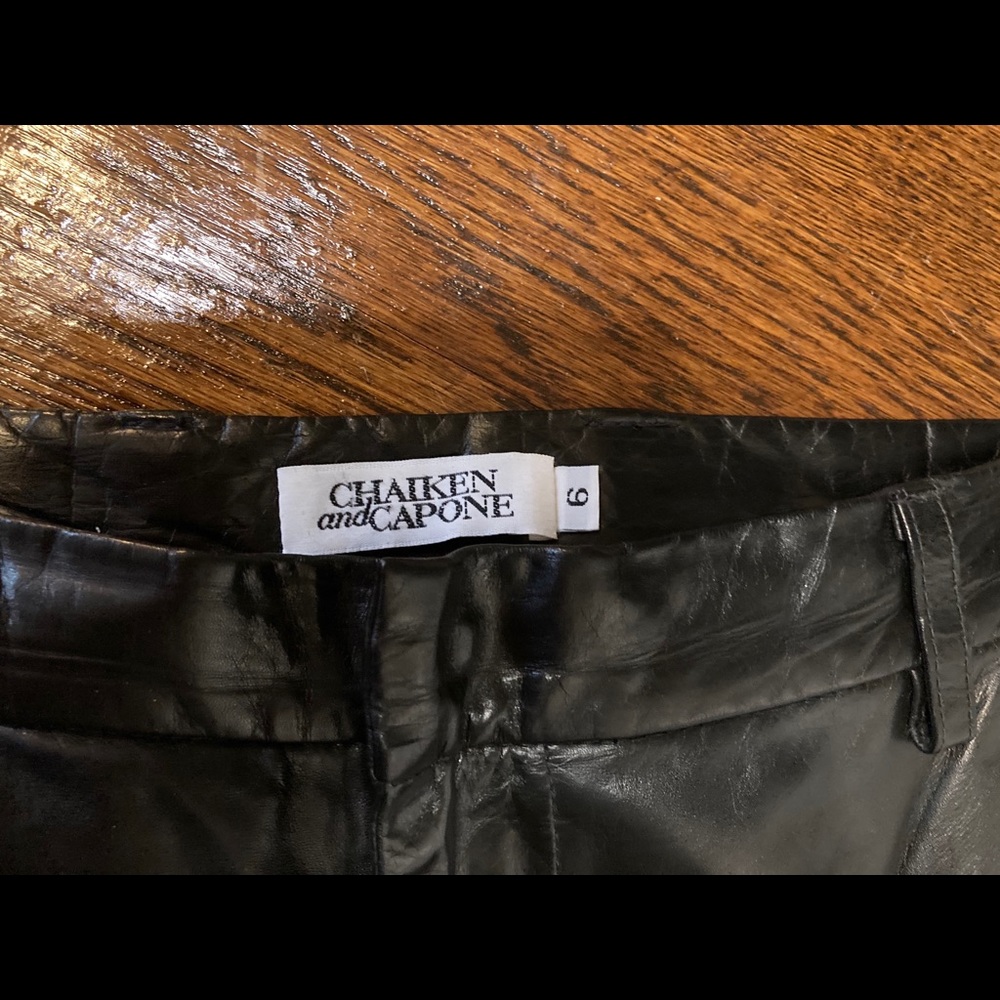 CHAIKEN & CAPONE Leather Pants
